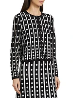 The Ari Polka Dot Cardigan