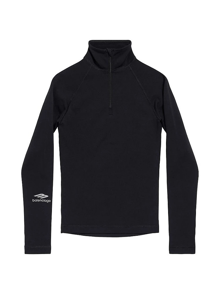 Skiwear - 3B Sports Icon Half Zip Fitted Top