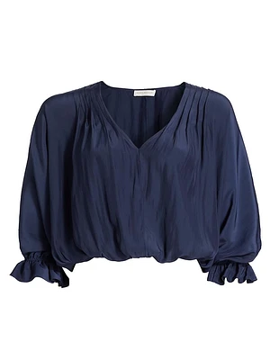 Vina Puff-Sleeve Top