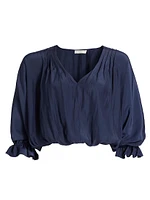 Vina Puff-Sleeve Top