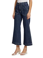 Theodora High-Rise Cropped Jeans