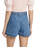 Agee Denim Tie-Waist Skort