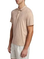 Cotton-Blend Short-Sleeve Polo Shirt