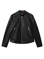 Reiss x McLaren F1 Team Piston Leather Moto Jacket