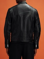 Reiss x McLaren F1 Team Piston Leather Moto Jacket