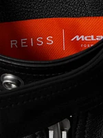 Reiss x McLaren F1 Team Piston Leather Moto Jacket