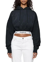 Oversized Crop Hoodie