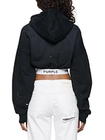 Oversized Crop Hoodie