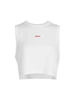 Cotton Jersey Crop Muscle Tee