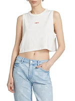 Cotton Jersey Crop Muscle Tee