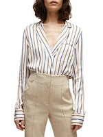 Lusanne Stripe Long-Sleeve Shirt