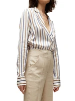 Lusanne Stripe Long-Sleeve Shirt