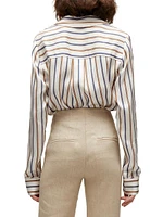 Lusanne Stripe Long-Sleeve Shirt