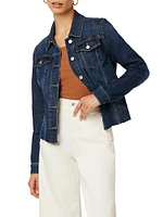 The Relaxed Raw-Hem Denim Jacket