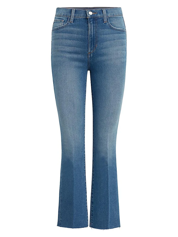 The Callie Boot Cut Crop Jeans