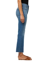 The Callie Boot Cut Crop Jeans