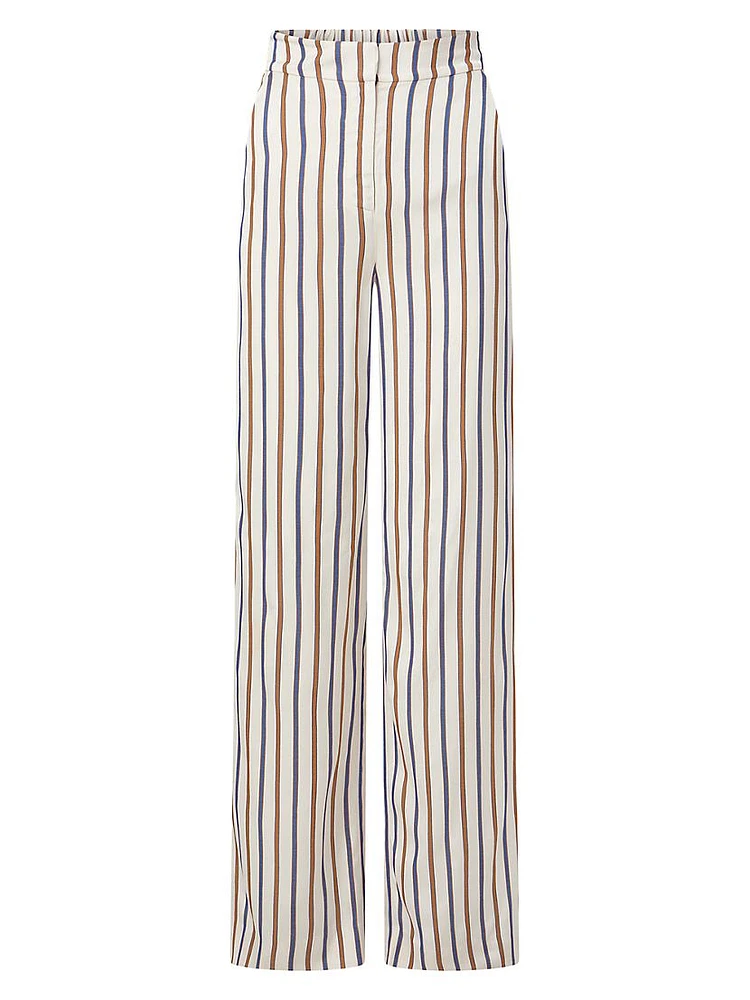 Grigore Striped Wide-Leg Pants