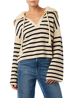 The Sloane Striped Popover Sweater