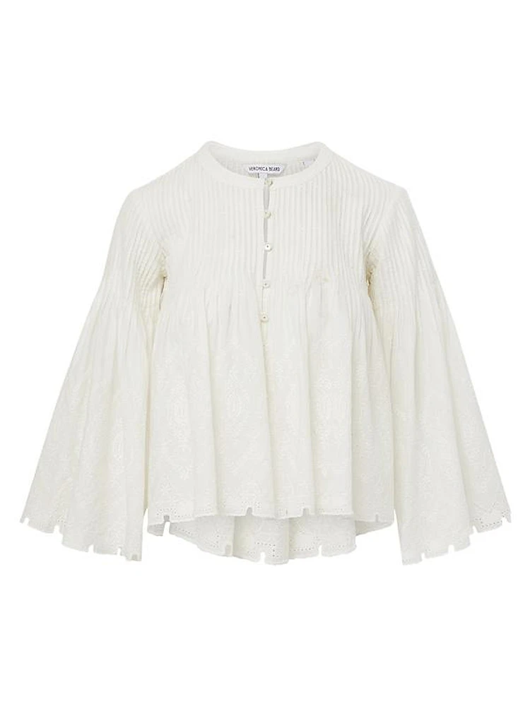 Quimby Cotton Embroidered Blouse