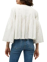 Quimby Cotton Embroidered Blouse