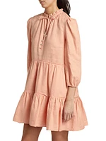 Hawken Linen Tiered Minidress