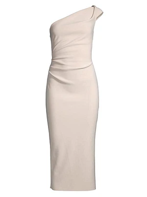 Elea One-Shoulder Midi-Dress