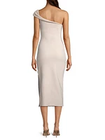 Elea One-Shoulder Midi-Dress