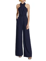 Murphy Ii Linen-Blend Wide-Leg Jumpsuit