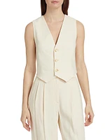 Maxwell Linen-Blend Vest