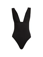 Cora Plunge One-Piece Swimsuit