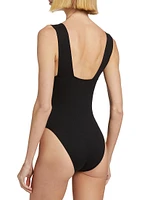 Cora Plunge One-Piece Swimsuit