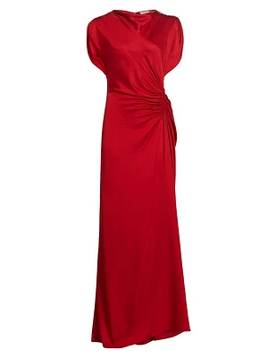 Nadia Shirred Gown