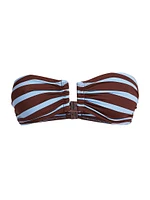 Ella Convertible Stripe Bikini Top