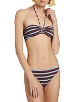 Ella Convertible Stripe Bikini Top