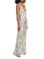 Natura Feather Slip Gown