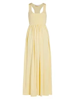 Harmony Metallic Tank Maxi Dress