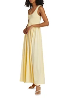 Harmony Metallic Tank Maxi Dress