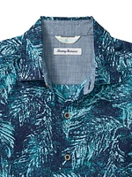 Tortola Fronds Button-Front Shirt