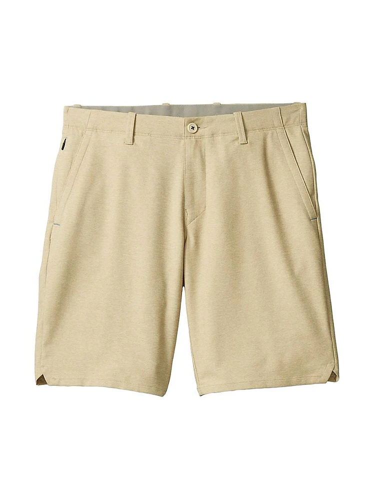 On Par Flat-Front Shorts