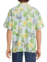 Postcard To Paradise Graphic Camp Shirt