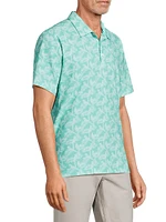 Bahama Coast Parrot Paradise Graphic Polo Shirt