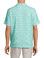 Bahama Coast Parrot Paradise Graphic Polo Shirt