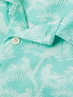 Bahama Coast Parrot Paradise Graphic Polo Shirt