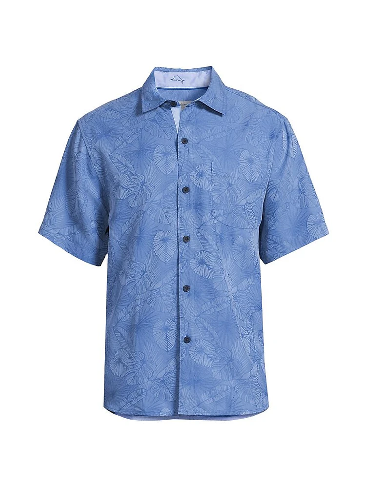 Coconut Point Keep It Frondly Button-Front Shirt