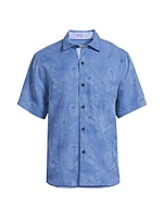 Coconut Point Keep It Frondly Button-Front Shirt