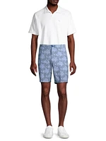 Nova Wave Palm Cotton-Blend Shorts