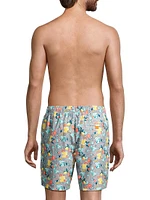 Naples Tales Of A Cocktail Graphic Swim Shorts