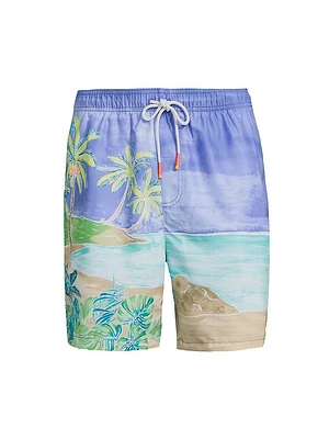 Naples Azul Lagoon Swim Trunks