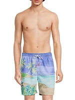 Naples Azul Lagoon Swim Trunks