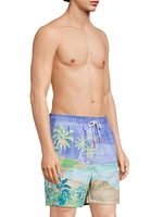 Naples Azul Lagoon Swim Trunks